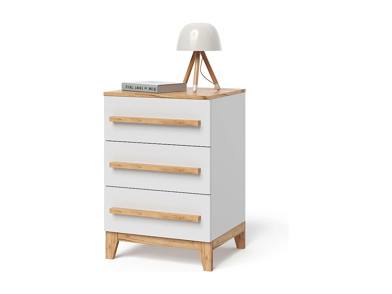 Sidebord hvid/artisan 60x53.4x88 malia