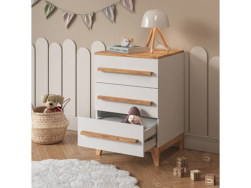 Kommode weiß/artisan 60x53.4x88 malia