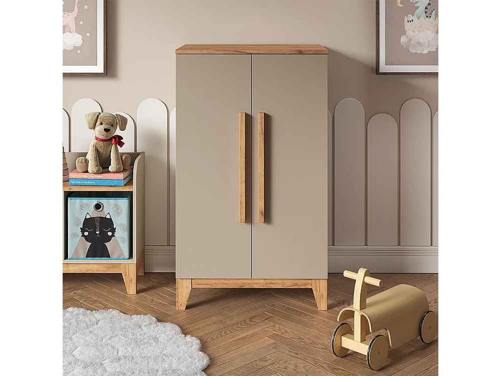 Armoire pour enfants cachemire/artisan 70x53.4x120 malia