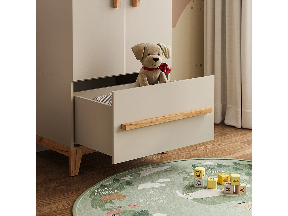 Børnegarderobe kashmir/håndværksmateriale 70x53.4x186.8 malia
