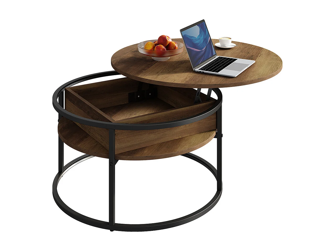 Table basse bois 77x77x52 marlo