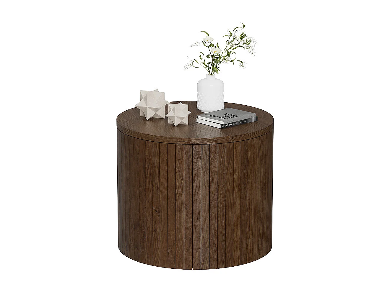 Coffee table walnut 38x38x32 tavilo