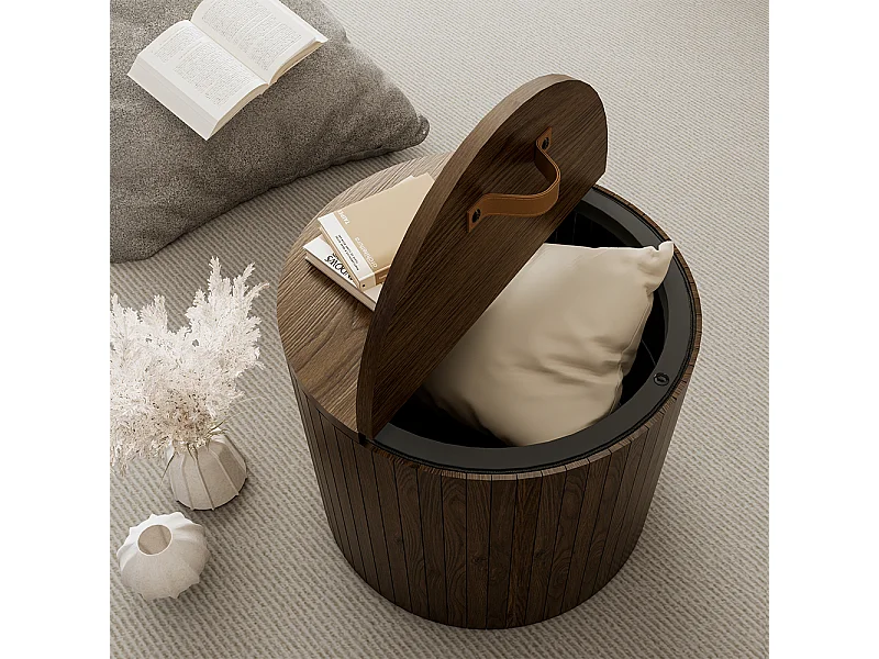 Couchtisch nussbaum 38x38x32 tavilo