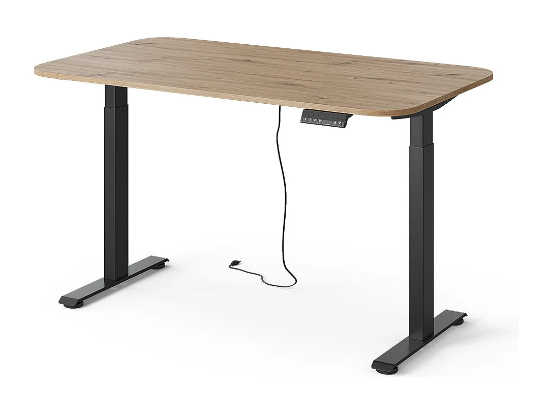 Biurko czarny/rzemieślniczy 140x80x120 elevate