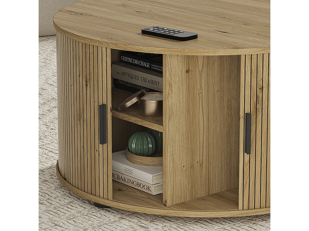 Table basse chêne 80x80x45 selva