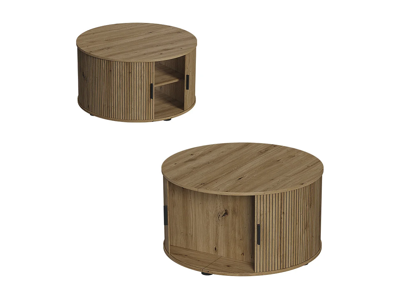 Table basse chêne 80x80x45 selva