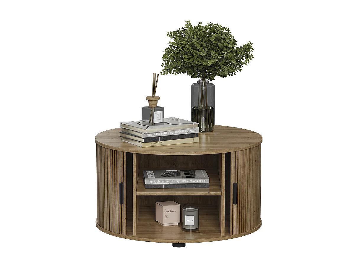 Table basse chêne 80x80x45 selva