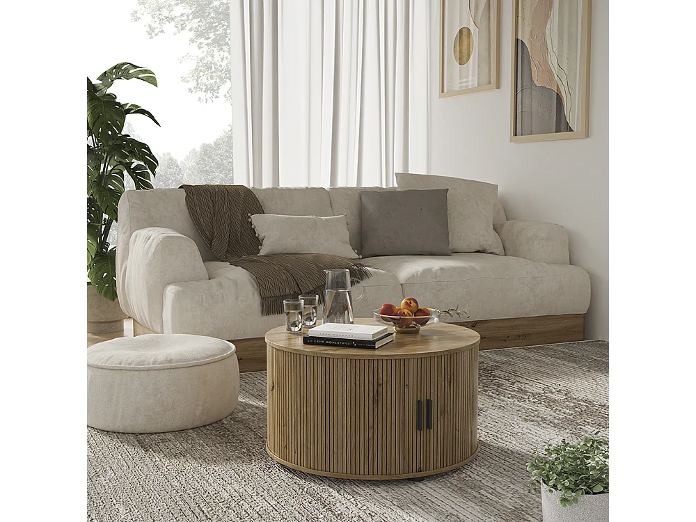 Coffee table oak 80x80x45 selva