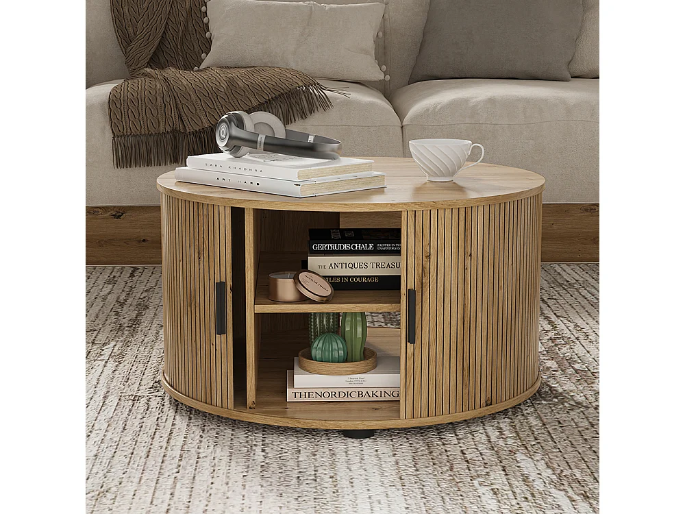 Sofabord eg 80x80x45 selva