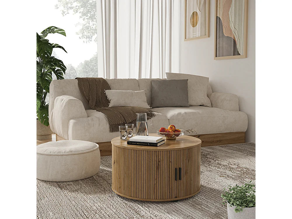 Sofabord eg 80x80x45 selva