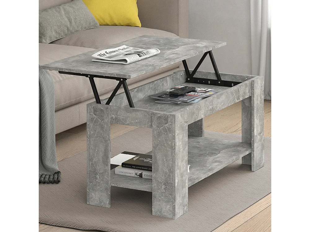 Coffee table concrete 100x50x50 lorenz