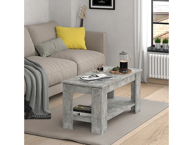 Couchtisch beton 100x50x50 lorenz