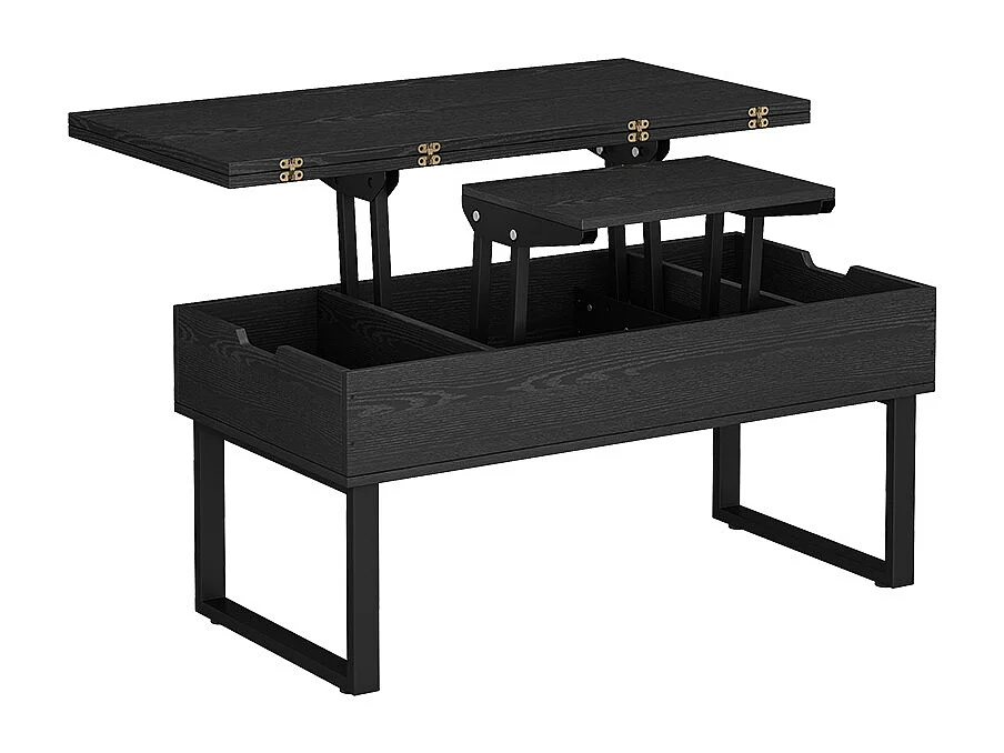 Coffee table black 100x50x48.5 lifty