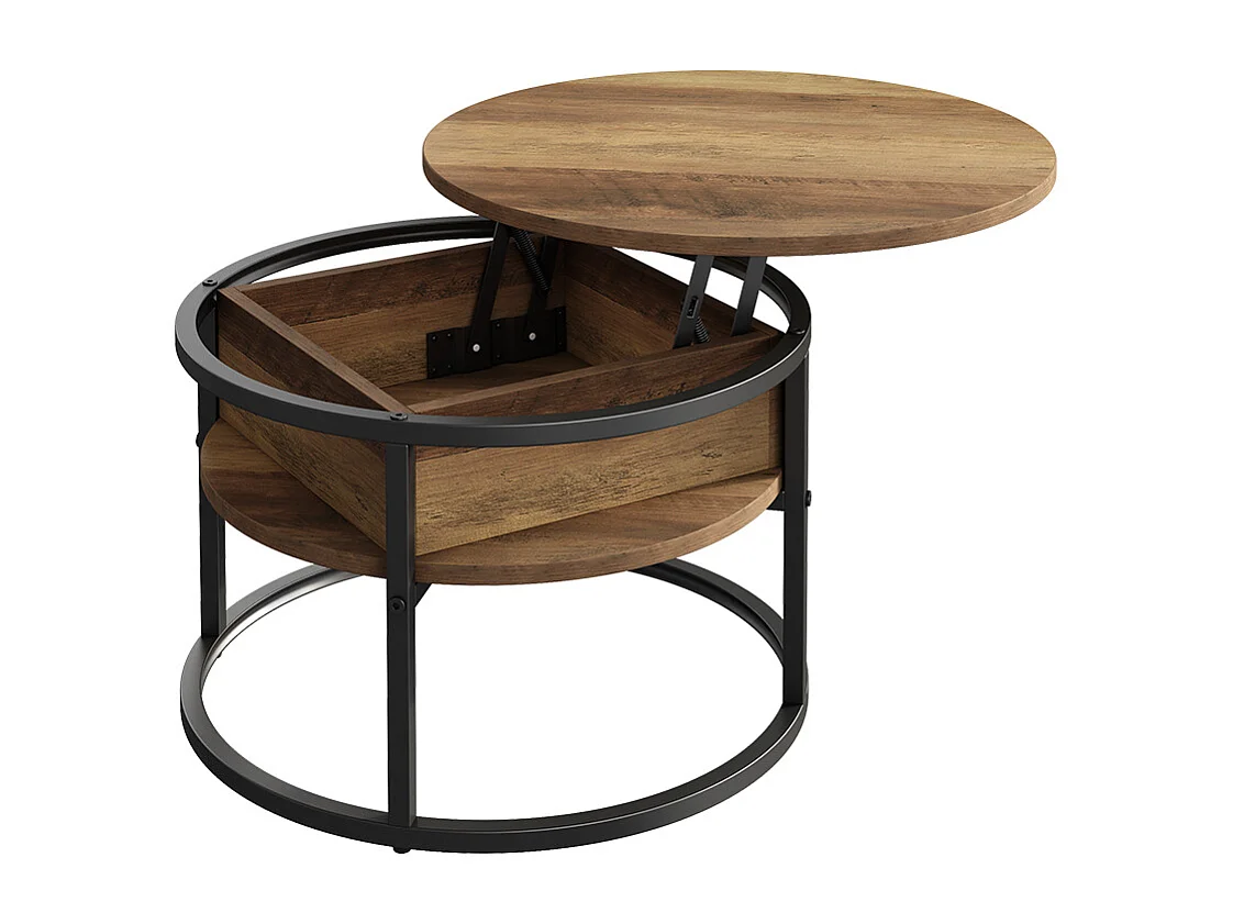 Table basse bois 57x57x47.5 marlo