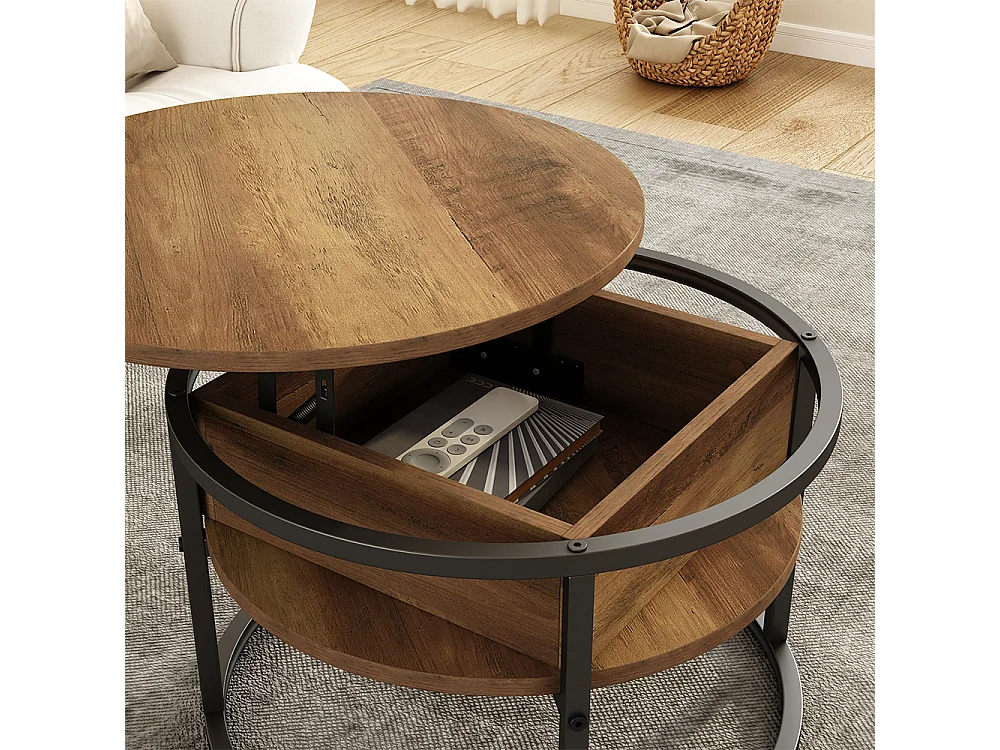 Table basse bois 57x57x47.5 marlo