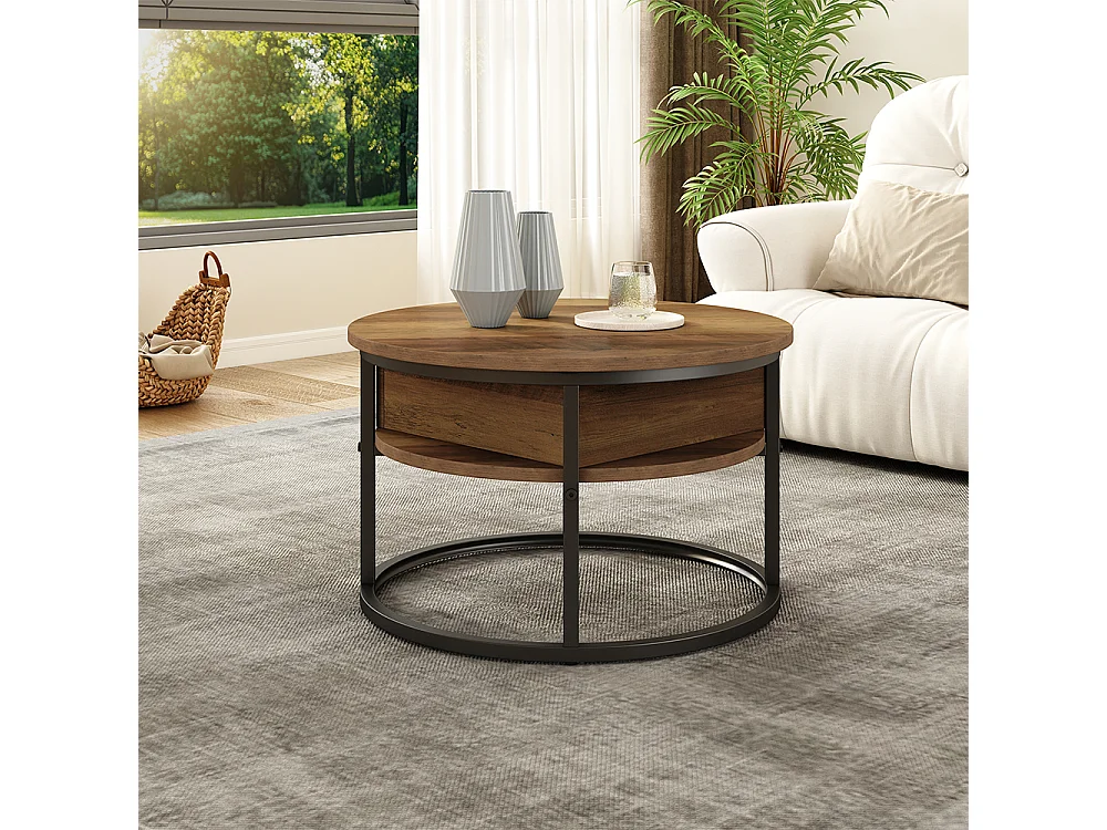 Table basse bois 57x57x47.5 marlo