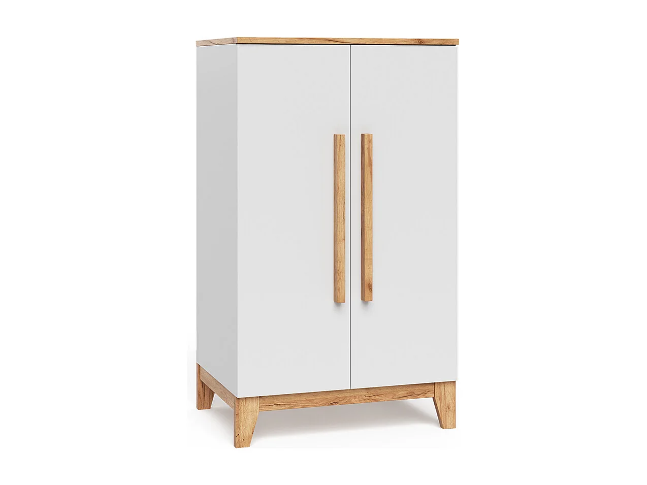 Børnegarderobe hvid/artisan 70x53.4x120 malia
