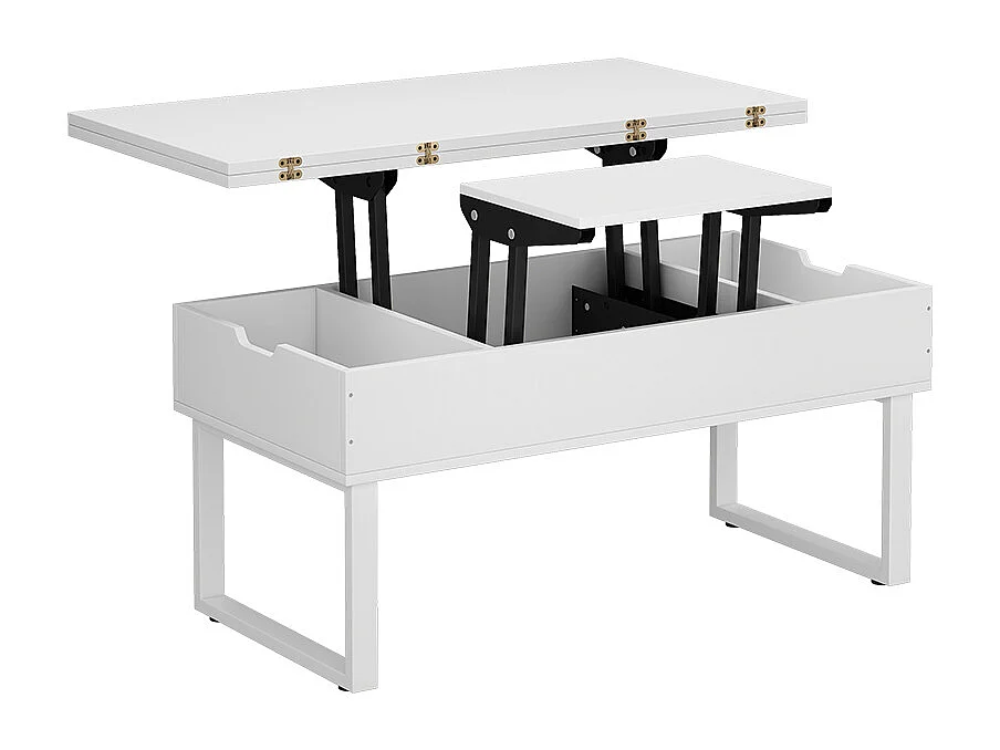 Coffee table white 100x50x48.5 lifty
