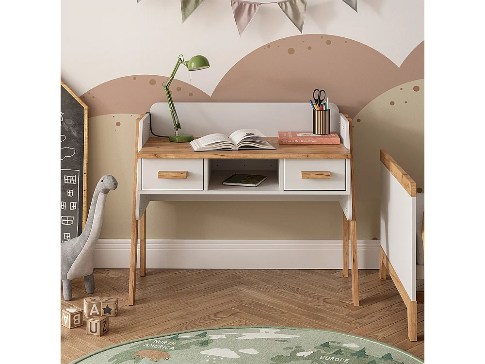 Schreibtisch weiß/artisan 97x51x80 malia