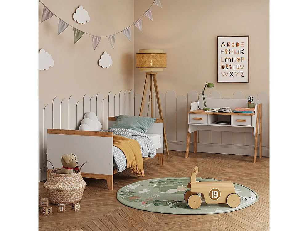 Schreibtisch weiß/artisan 97x51x80 malia