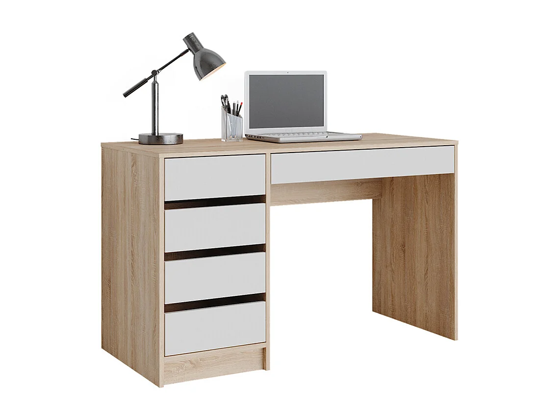 Bureau sonoma/blanc 55x120x75 sherry