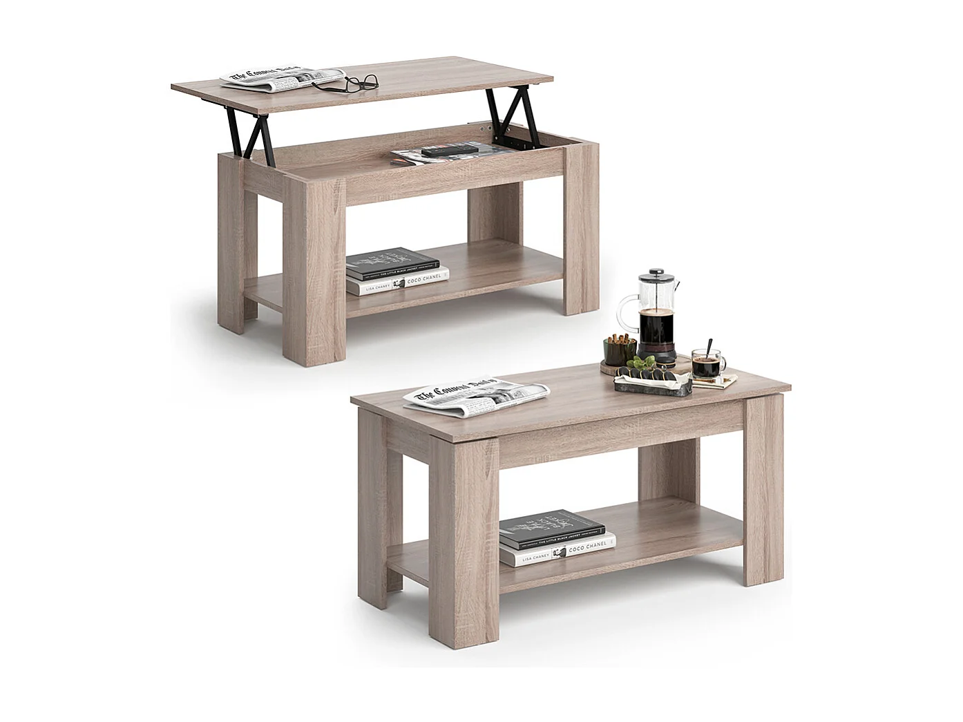 Couchtisch sonoma 100x50x50 lorenz