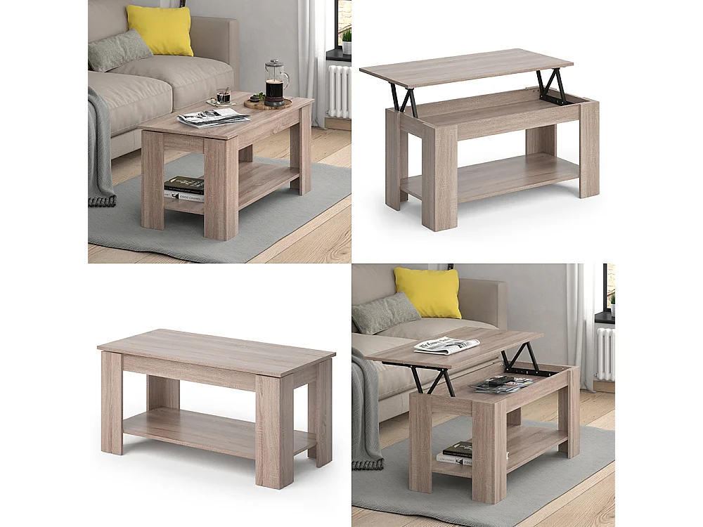 Coffee table sonoma 100x50x50 lorenz