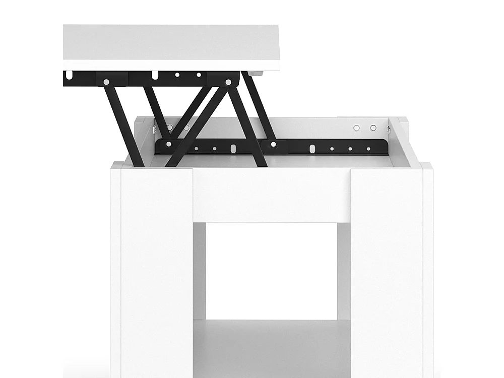Coffee table white 100x50x50 lorenz