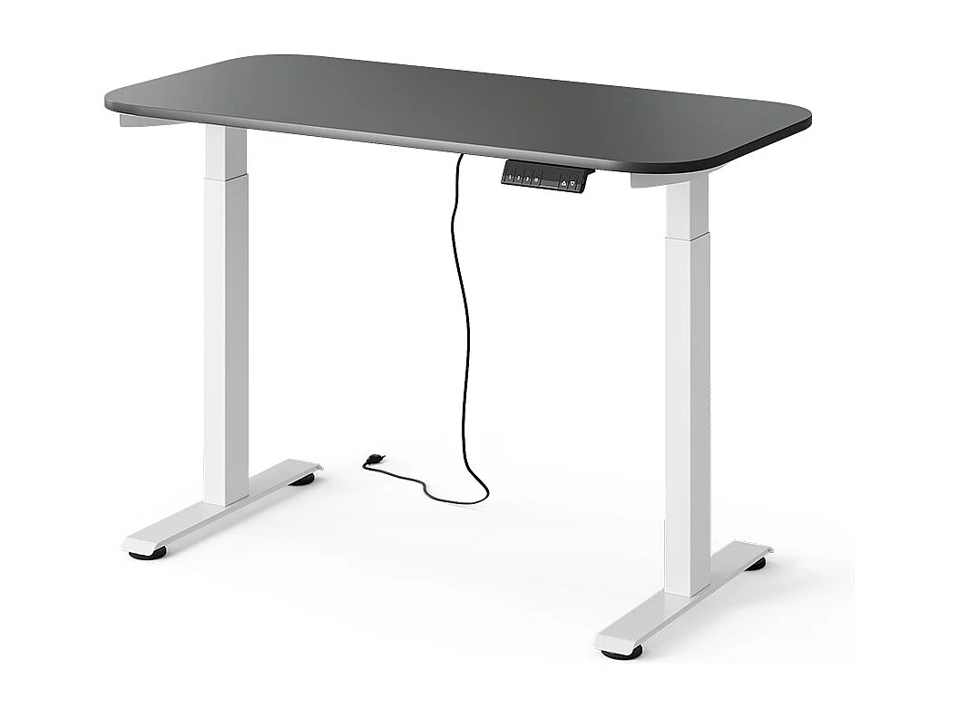 Scrivania bianco/antracite 120x60x120 elevate