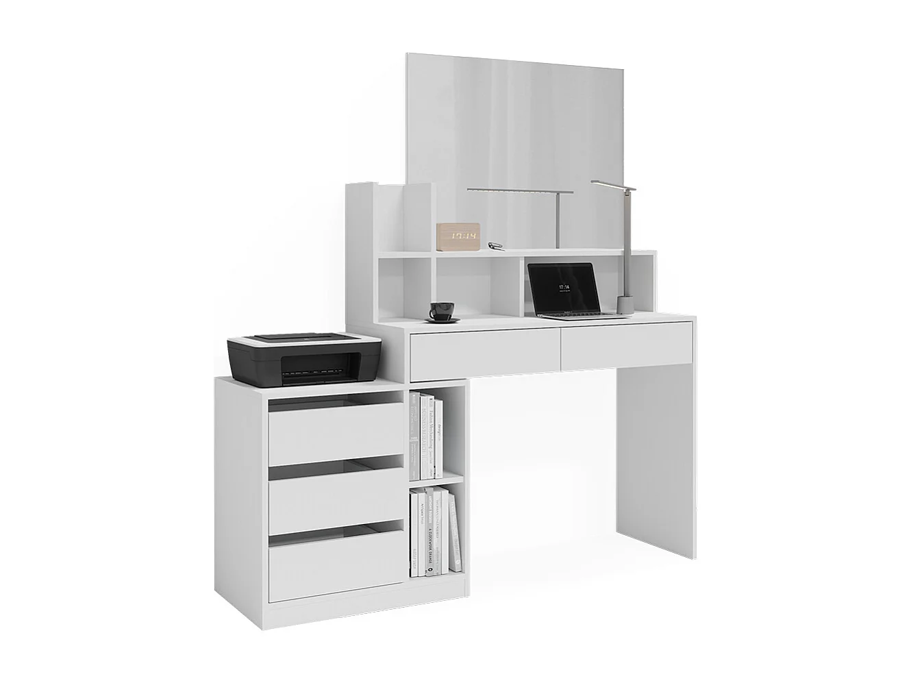 Scrivania bianco 139.8x40x75 anja