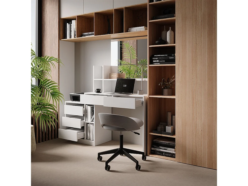 Scrivania bianco 139.8x40x75 anja