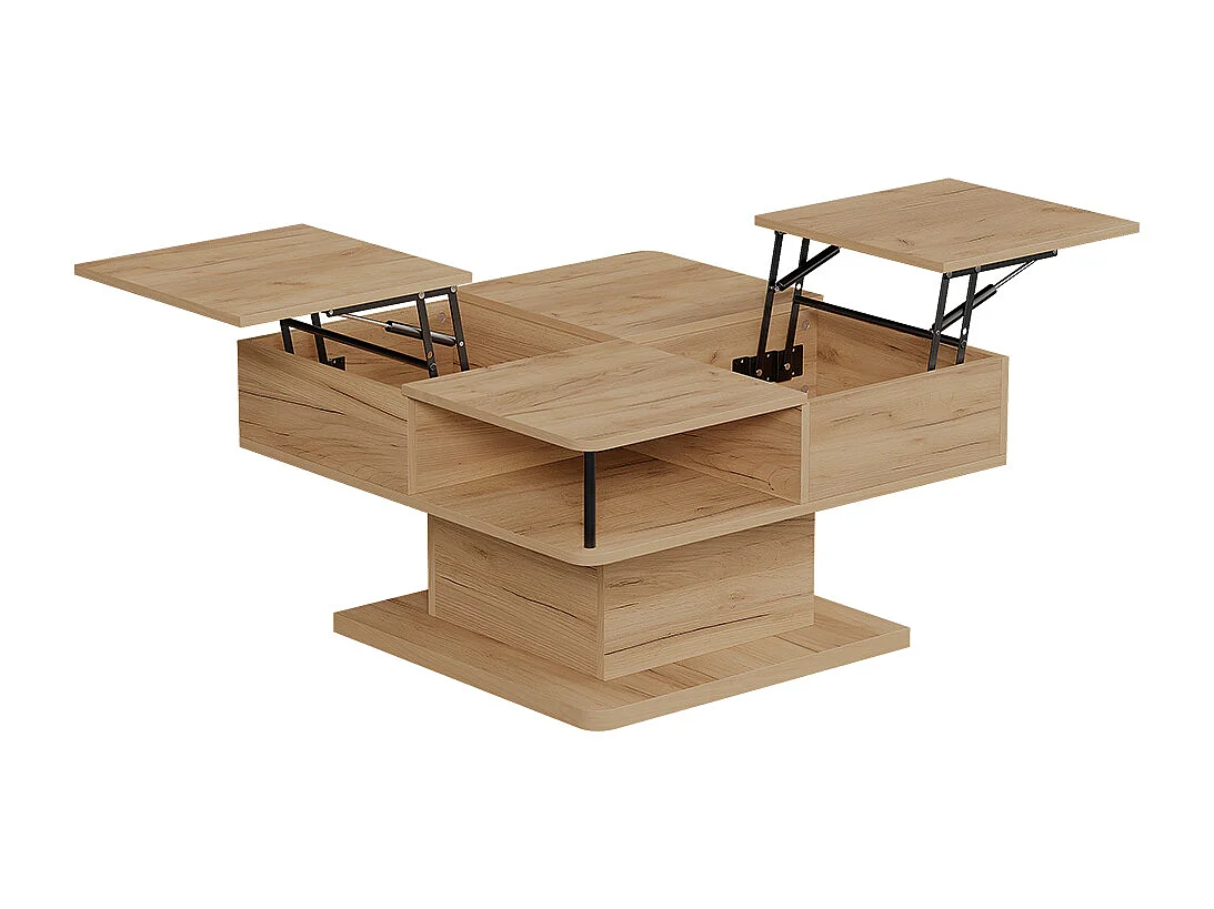 Couchtisch goldkraft eiche 80x45x80 movira