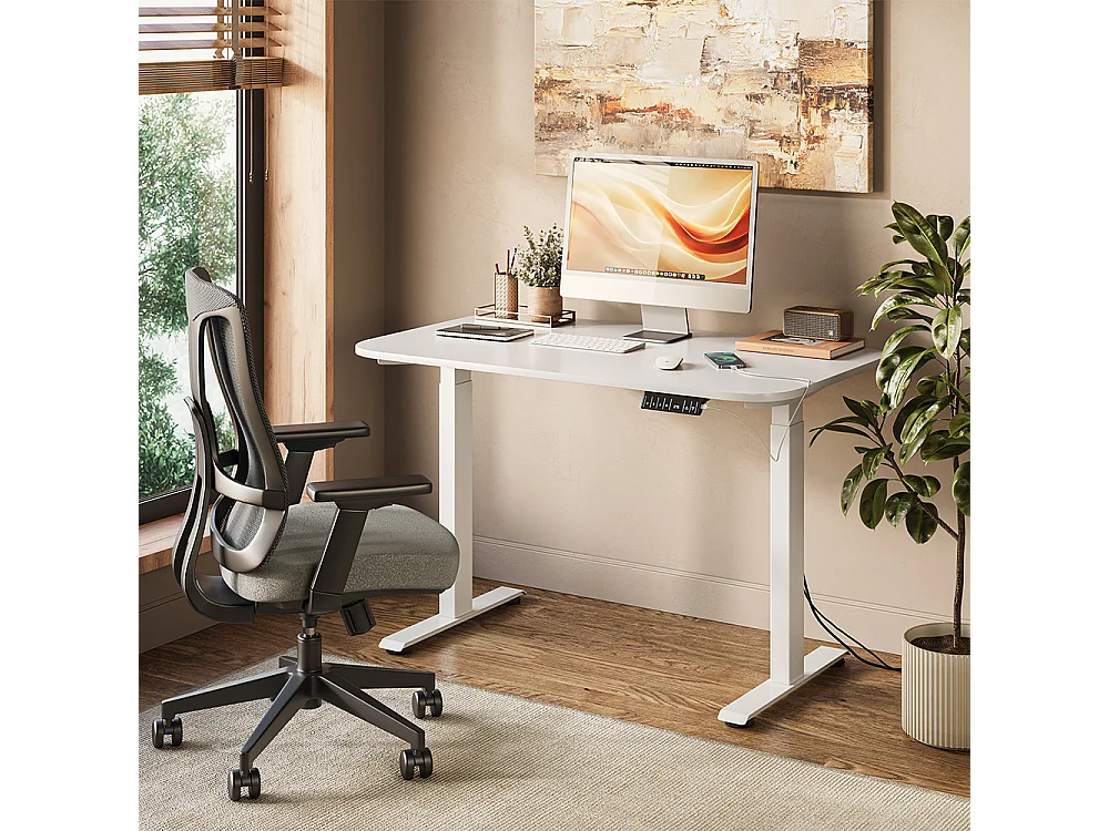 Bureau blanc 120x70x120 elevate