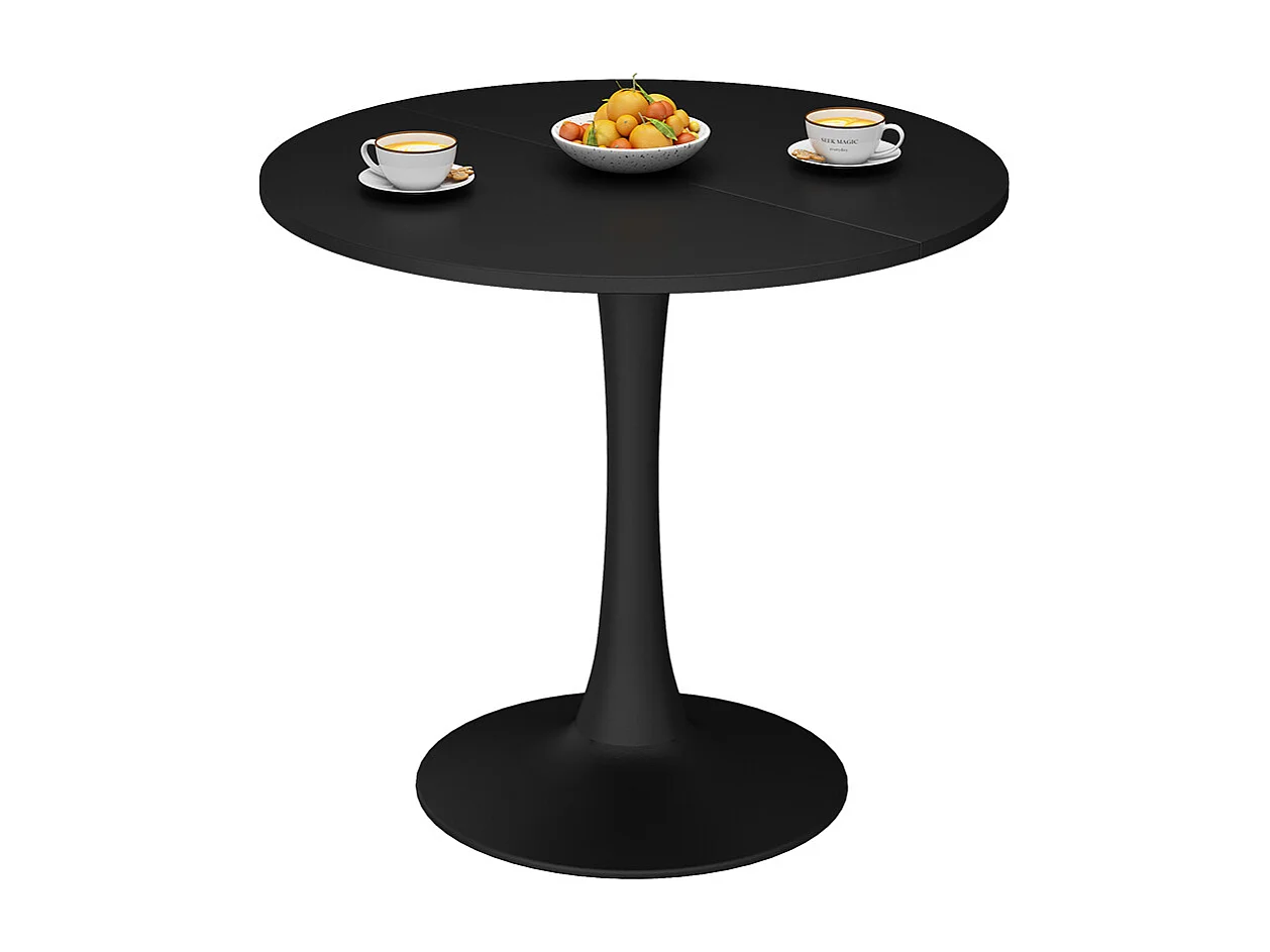 Eettafel zwart 80x80x73 carl