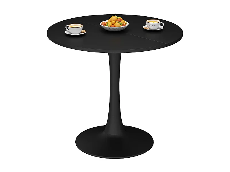 Table à manger noir 80x80x73 carl