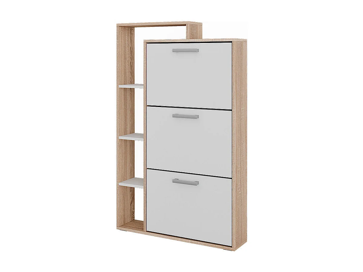 Schuhkipper weiß/sonoma 80x18.2x128.3 orlando