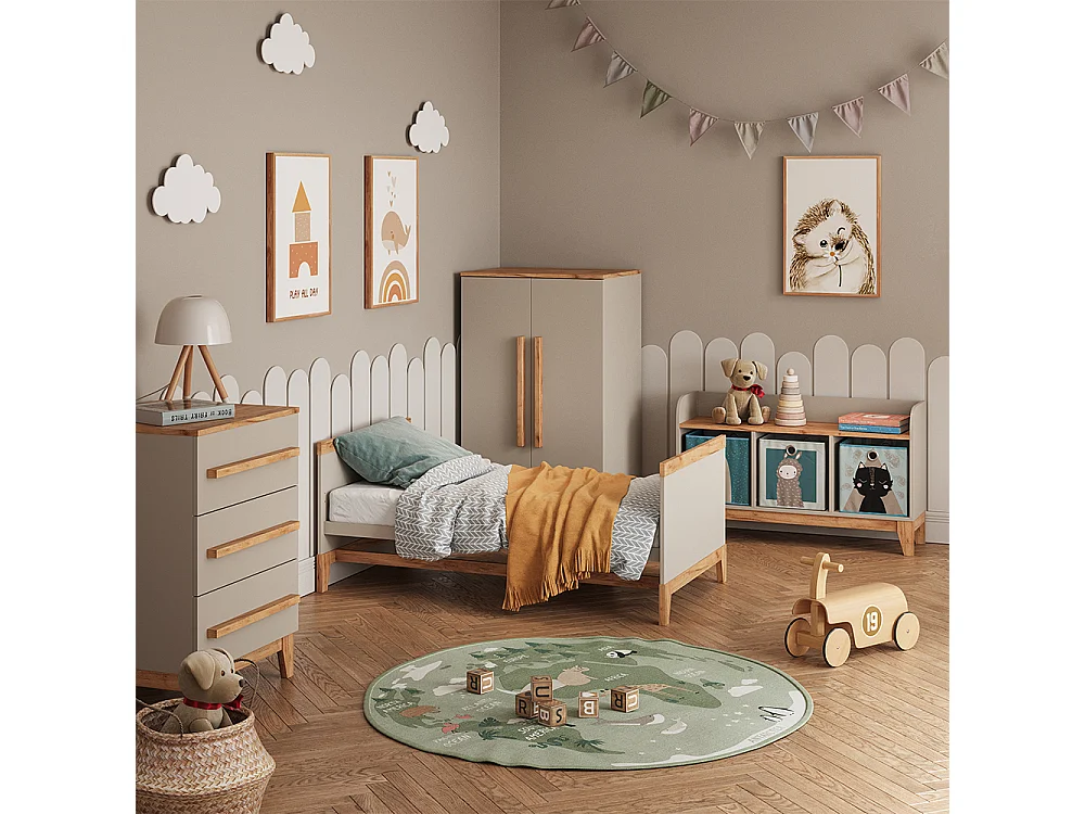 Kindersitzbank cashmere/artisan 107.2x30.6x63.8  malia