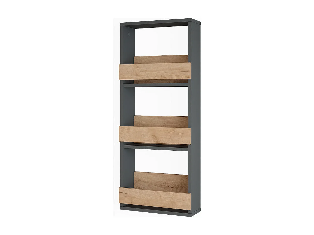 Væghylde guld power eg/antracit 40x15.1x98 repose