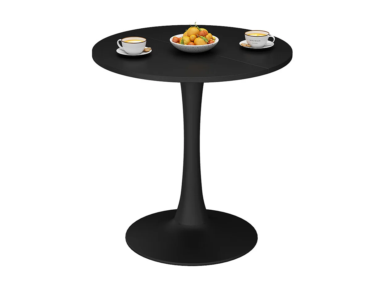 Table à manger noir 70x70x73 carl