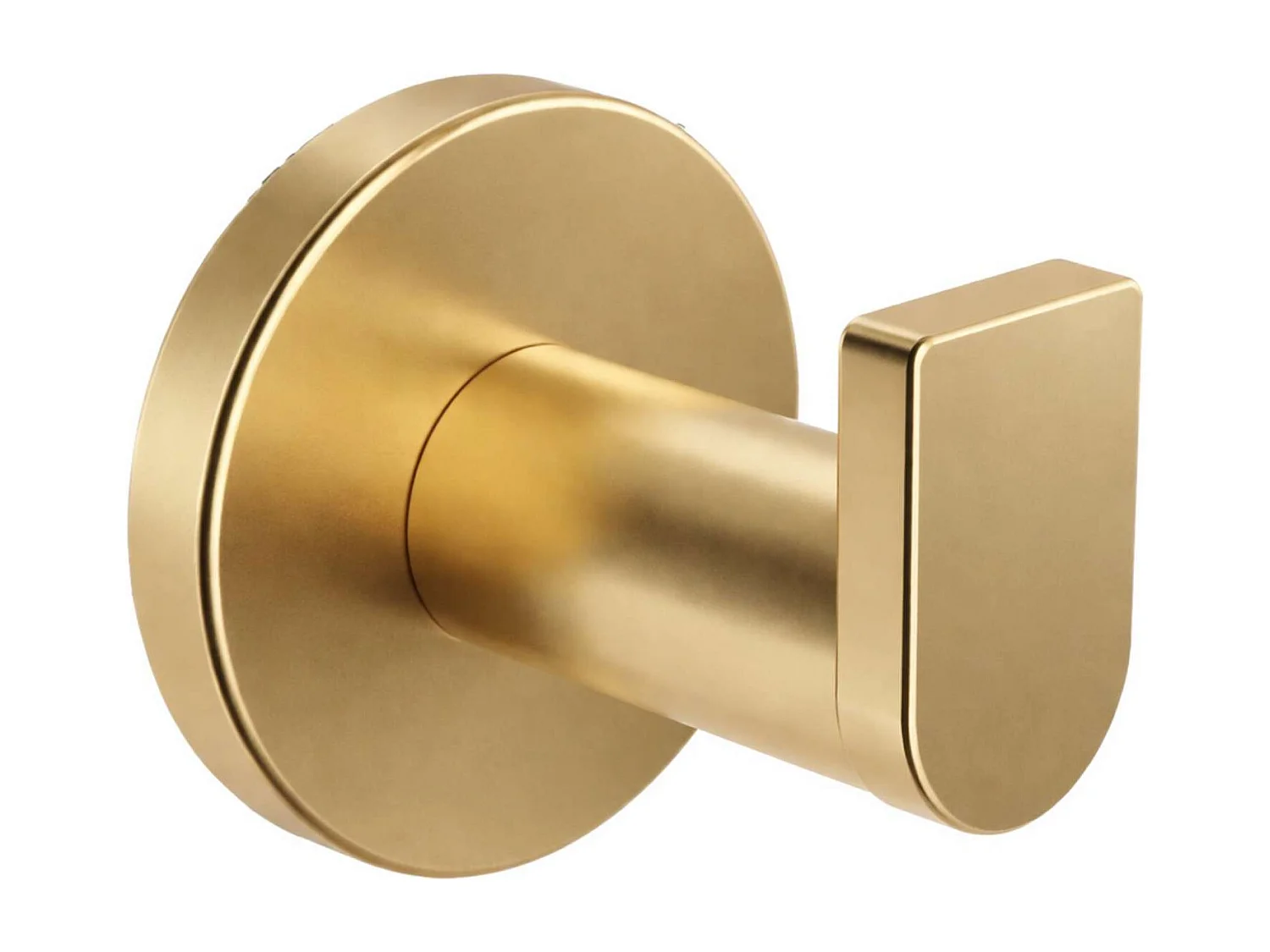 Porte serviette salle de bain 50cm et 3 Patères murale salle de bain  - acier inoxydable S.304 or brossé - Fixation Collée ou Vissée