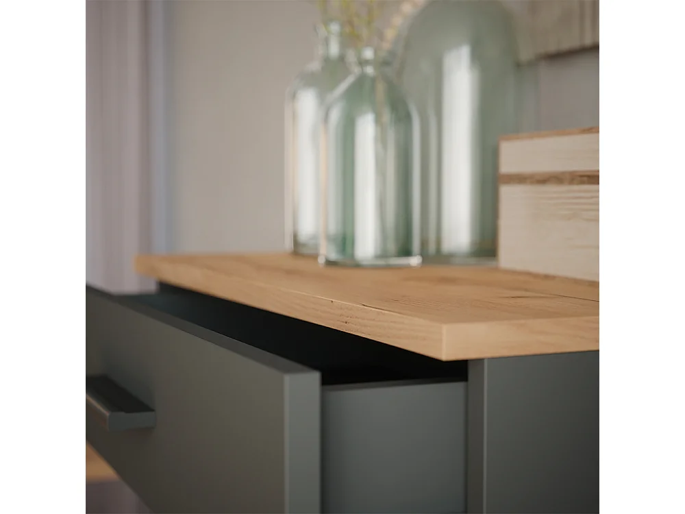 Weinregal goldkraft eiche/anthrazit 60x34.5x106 repose