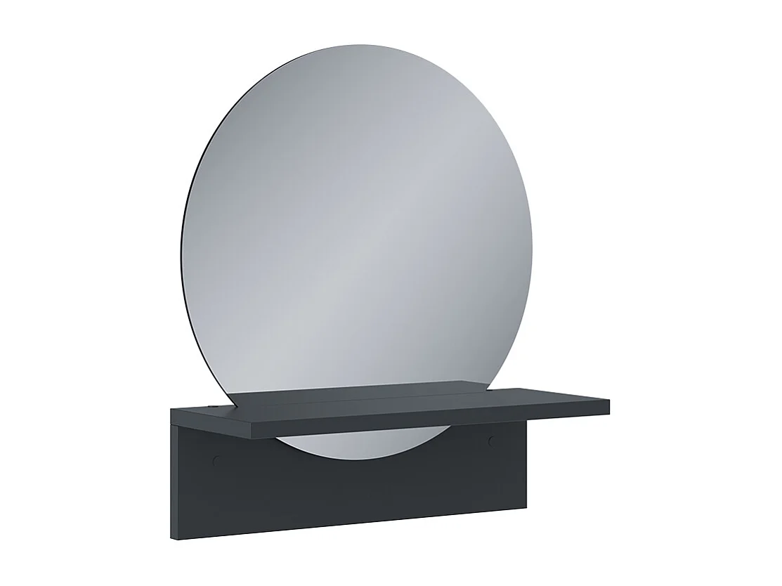 Badkamerspiegel zwart 40x15x47.5 elyra