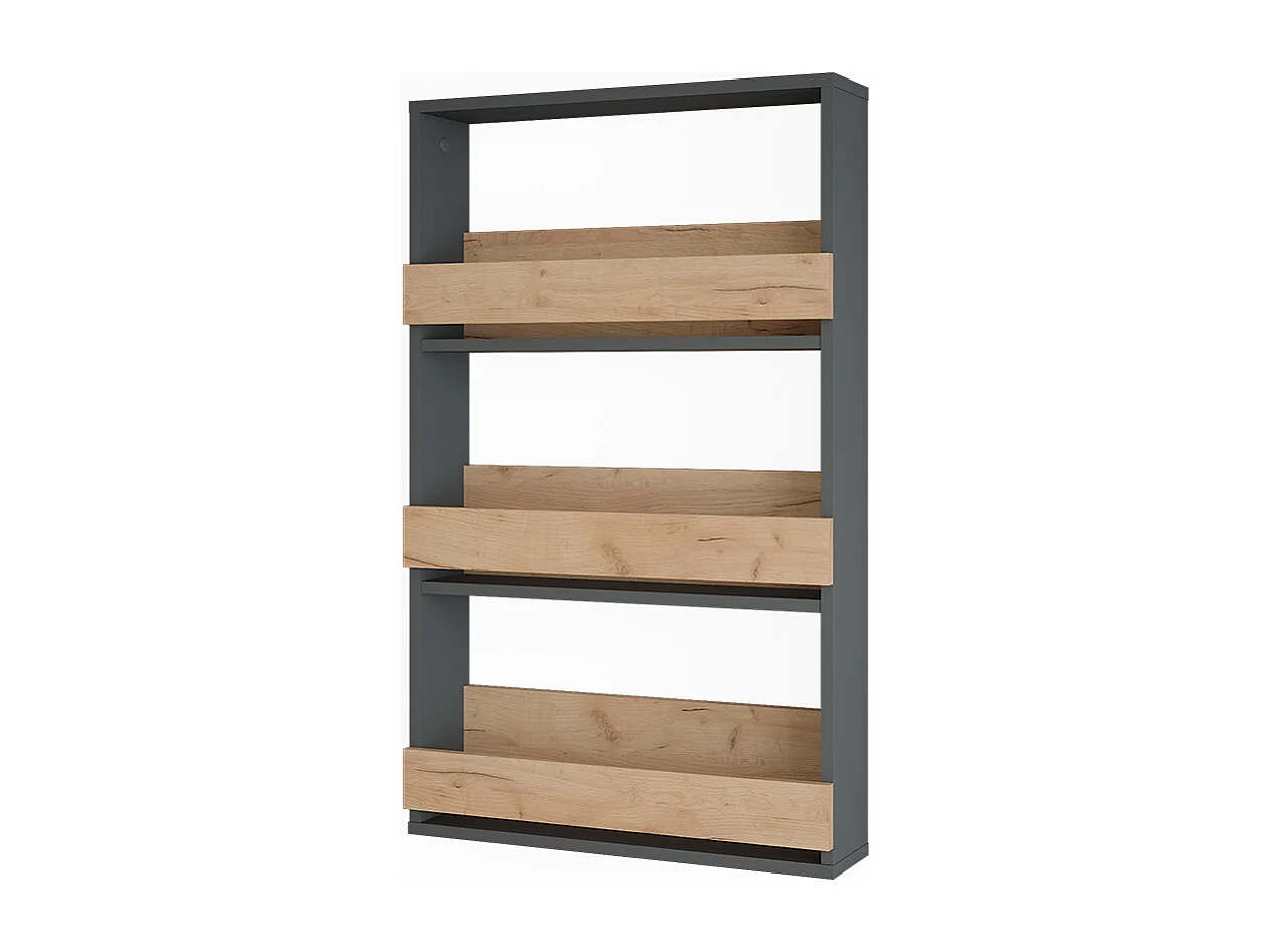 Weinglasregal goldkraft eiche/anthrazit 60x15.1x98 repose