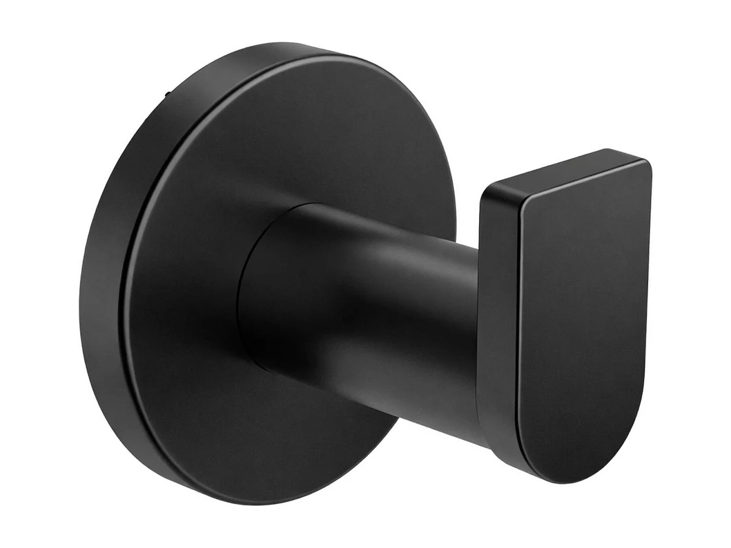 3 Patères murale salle de bain et porte serviette 50 cm - acier inoxydable S.304 noir mat - Fixation Collée ou Vissée