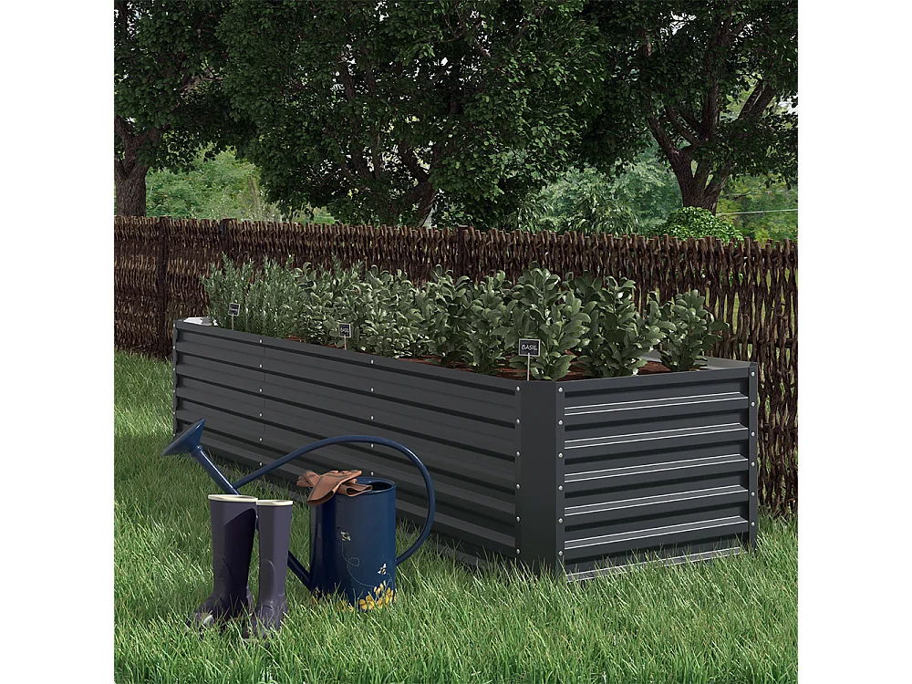 Lit surélevé anthracite 270x90x60