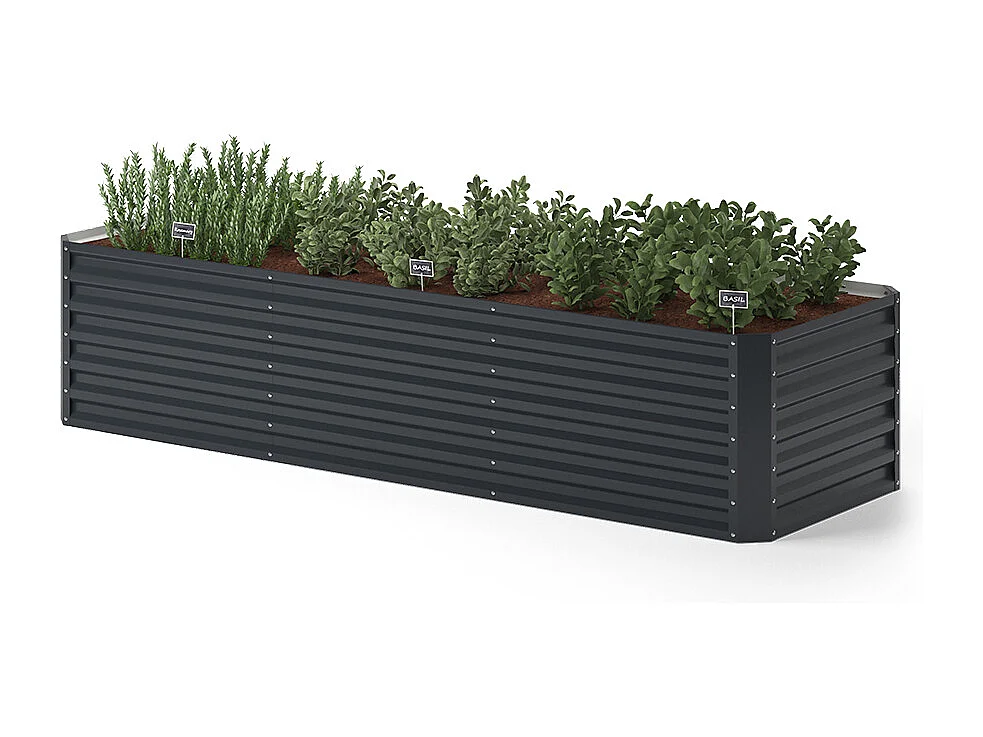 Lit surélevé anthracite 270x90x60