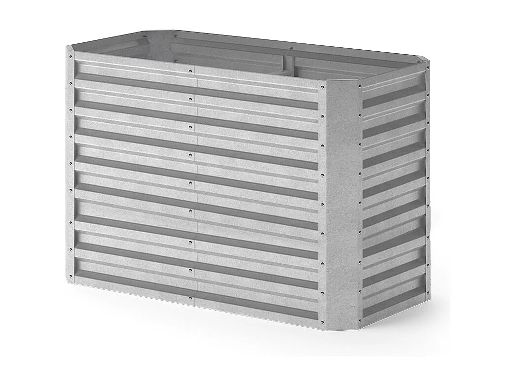 Hochbeet silber 120x60x80
