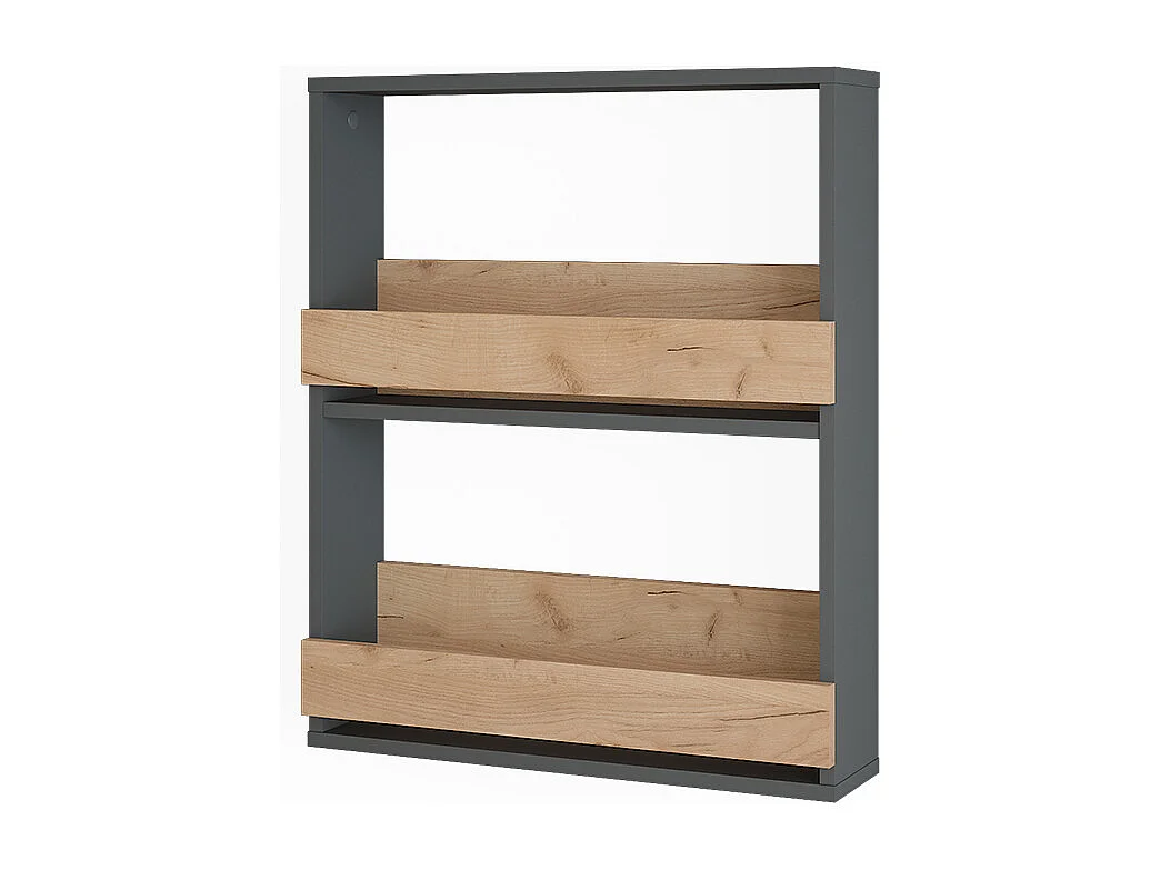 Weinglasregal goldkraft eiche/anthrazit 60x15.1x72 repose