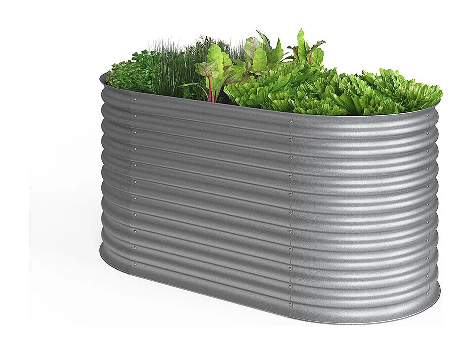 Grządka srebrny 160x82x80