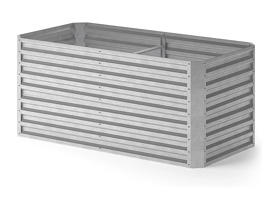 Hochbeet silber 180x90x80
